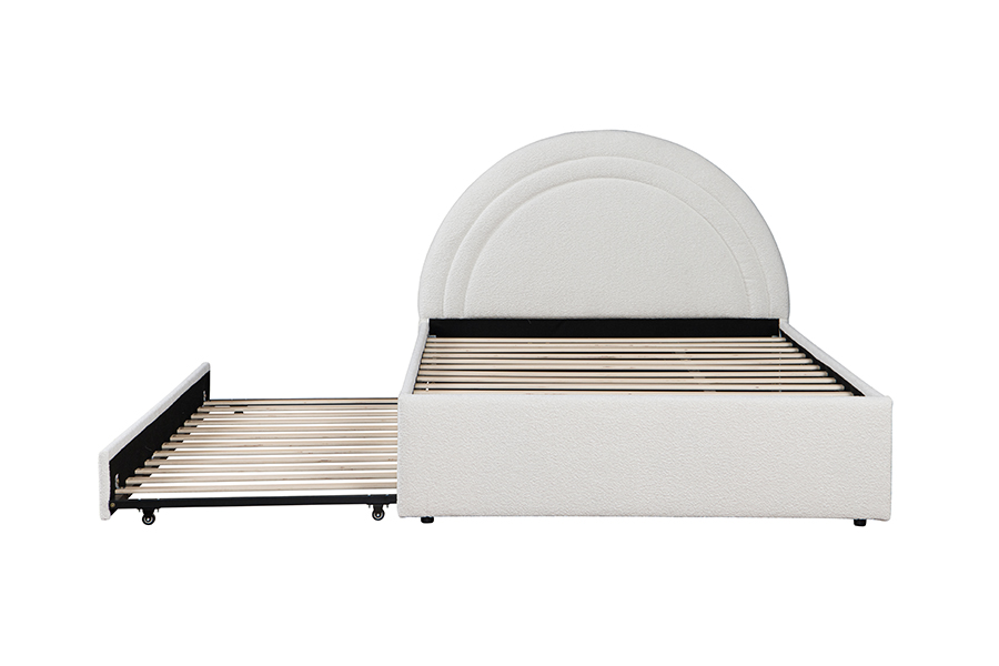 4542 Trundle Bunk Upholstered curvis at lectus Frame
