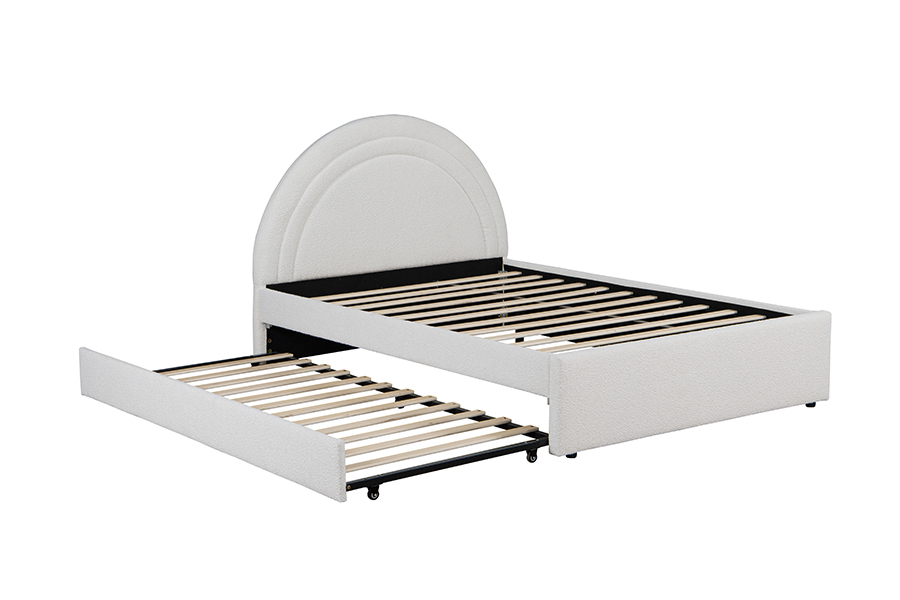 4542 Trundle Bunk Upholstered curvis at lectus Frame