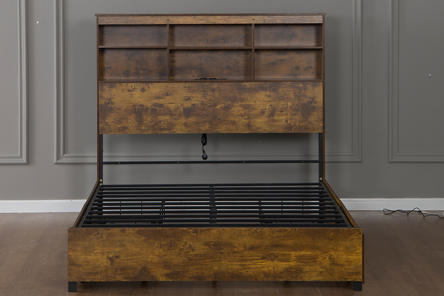 4831D Wooden Retro-Industrial Style Frame