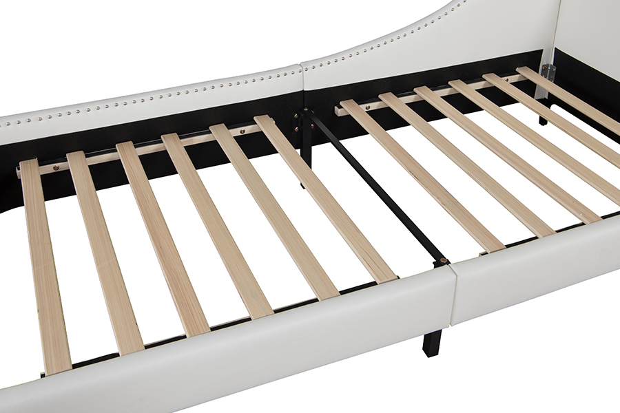 4546-3U USB Upholstered Dominus informibus Leather Bed Frame