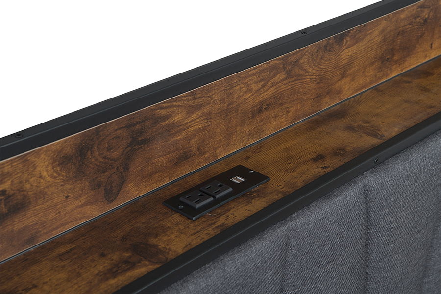 4550-1U Bunk Metal Industrial-Style Bed Frame
