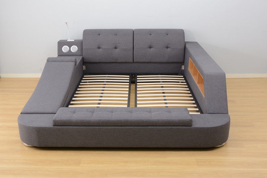 1550 Bluetooth Speaker Upholstered Integrated Otium Bed Artus