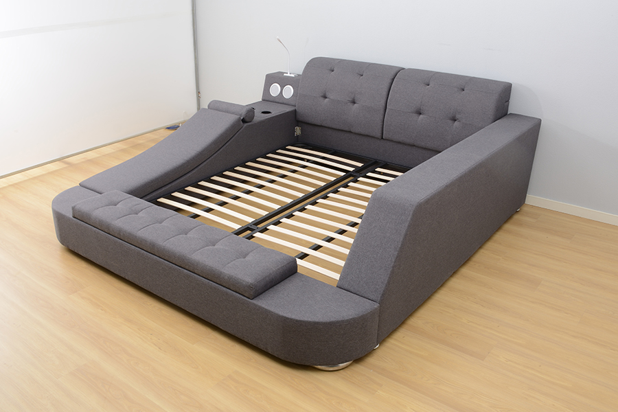 1550 Bluetooth Speaker Upholstered Integrated Otium Bed Artus