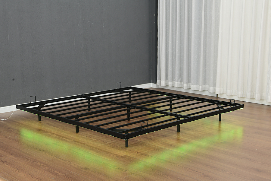 4600 Floating Metal Light Strip Bed Frame