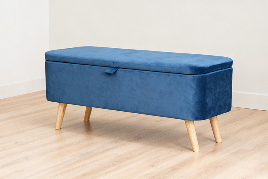 WSS956 ascensum Blue Velvet at Ottomanicum Box