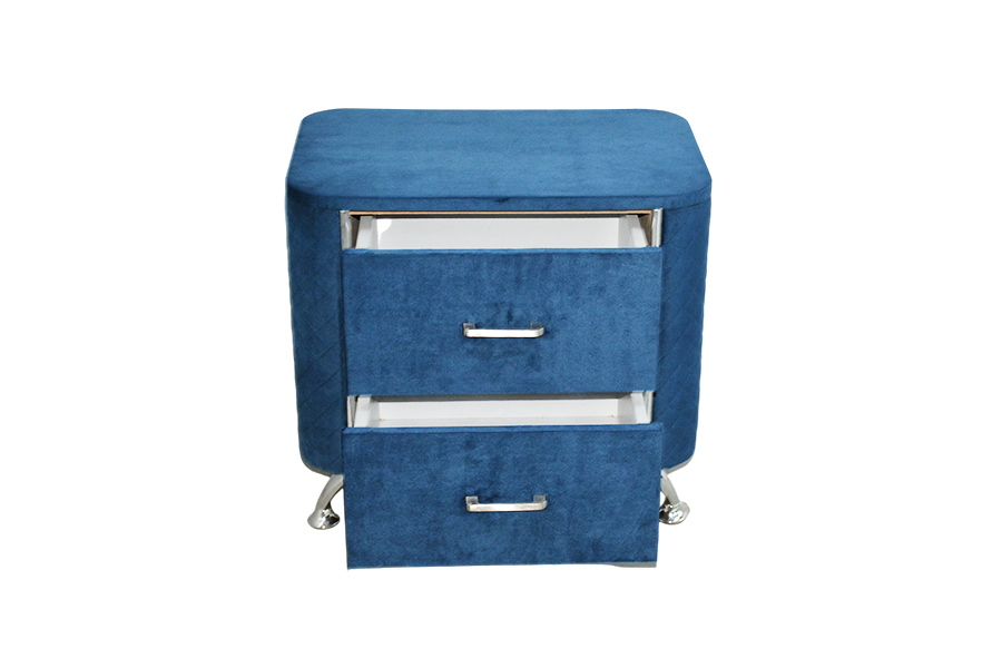 WSS954 Diamond Velvet Nightstand / Bed Tabulam