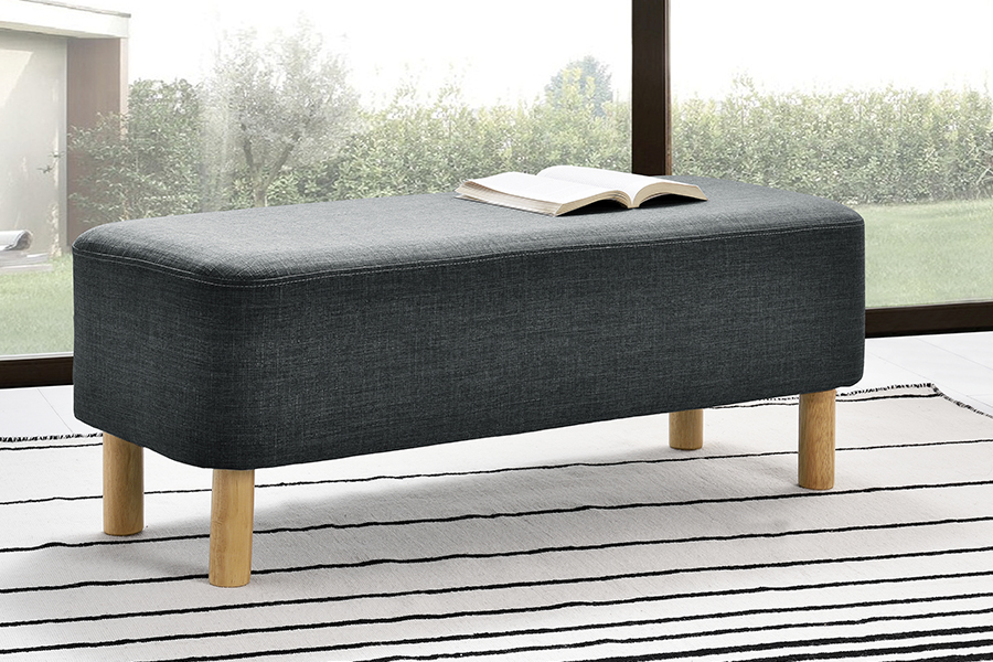 WSS935 Single Simple Scandinavian Relaxation Footstool