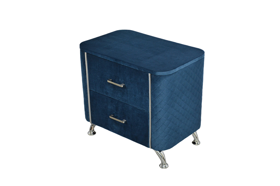 WSS954 Diamond Velvet Nightstand / Bed Tabulam
