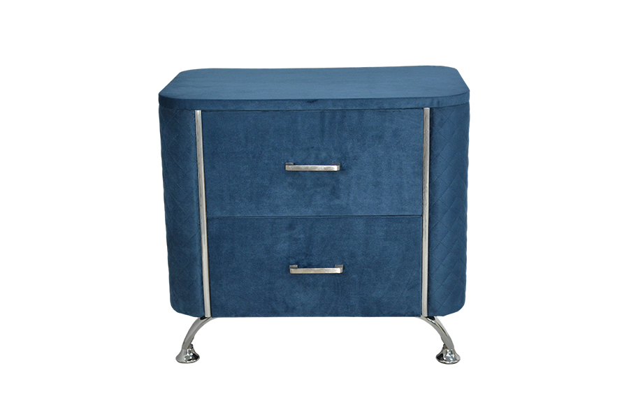 WSS954 Diamond Velvet Nightstand / Bed Tabulam