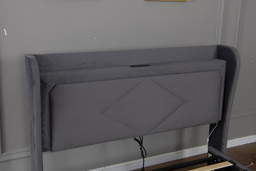 5005-1-3GU Adjustable and Eco-friendly Upholstered Hydraulic storage Bed Artus