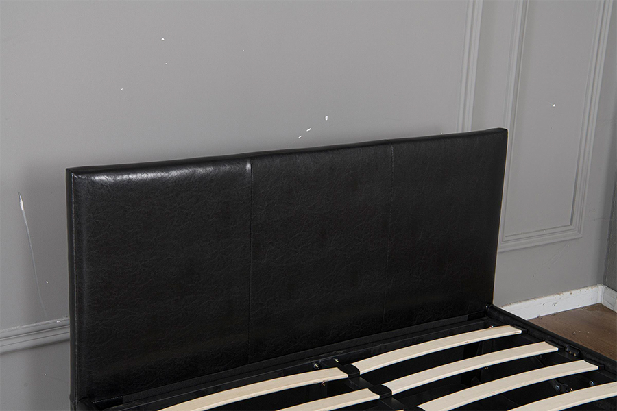 5030G Modern Black Faux Leather Upholstered at lectus Frame