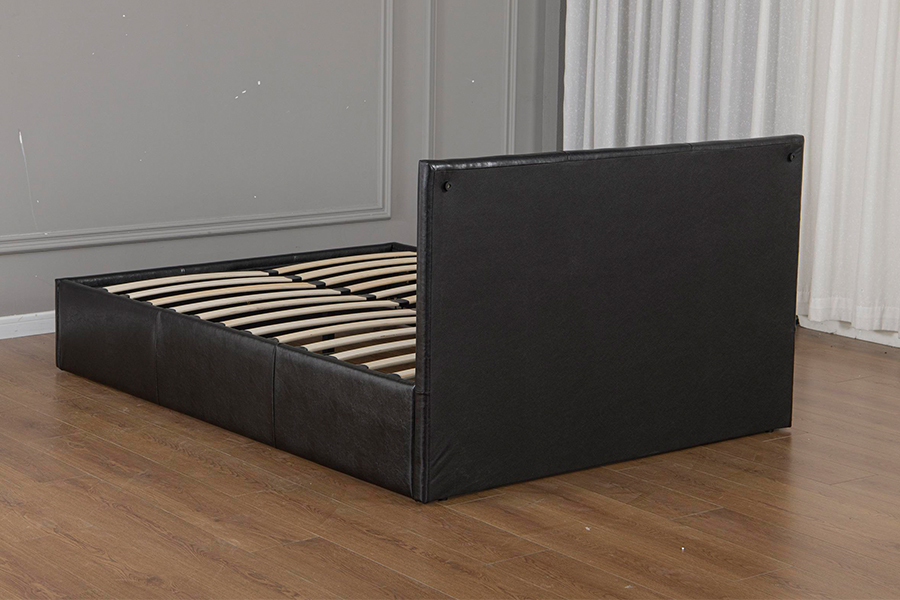 5030G Modern Black Faux Leather Upholstered at lectus Frame
