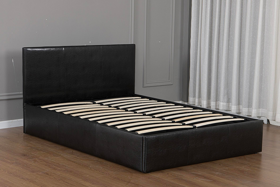 5030G Modern Black Faux Leather Upholstered at lectus Frame