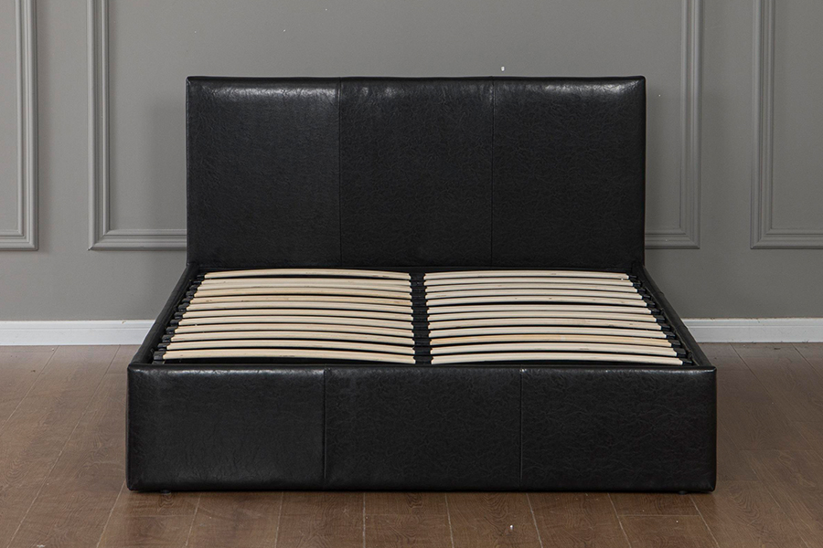 5030G Modern Black Faux Leather Upholstered at lectus Frame