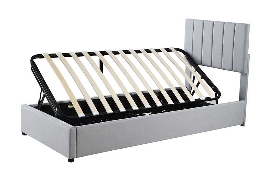 N16 Modern Grey Fabric Liftable Repono munus ascensum Storage Bed Frame