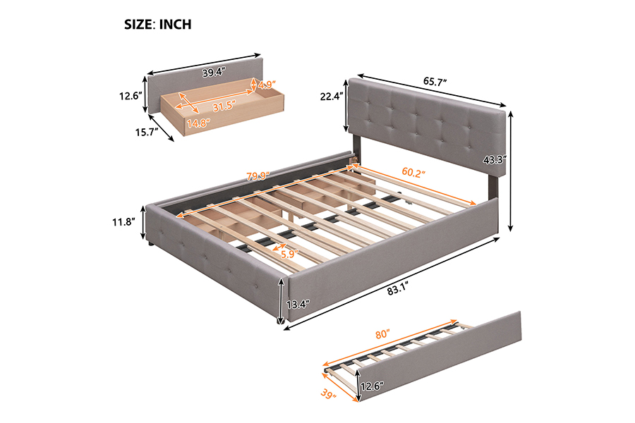 N15 Novifacta Duplex Durabilitas Trundle PROFUGIO ascensum Bed Artus