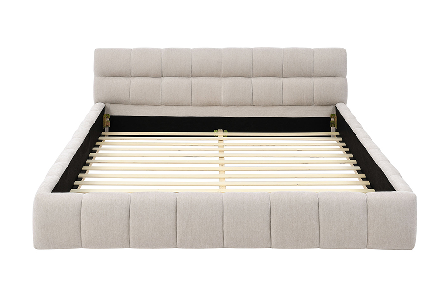 N11 Modern square design Comfortable and adjustable Upholstered Bed Frame