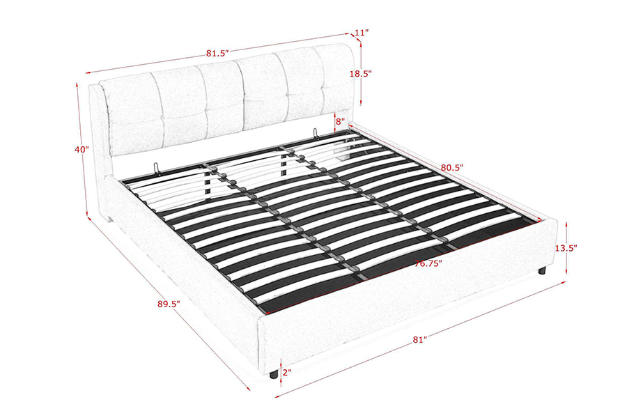 N10 Environmentally amica et durabilis Upholstered at Bed Frame