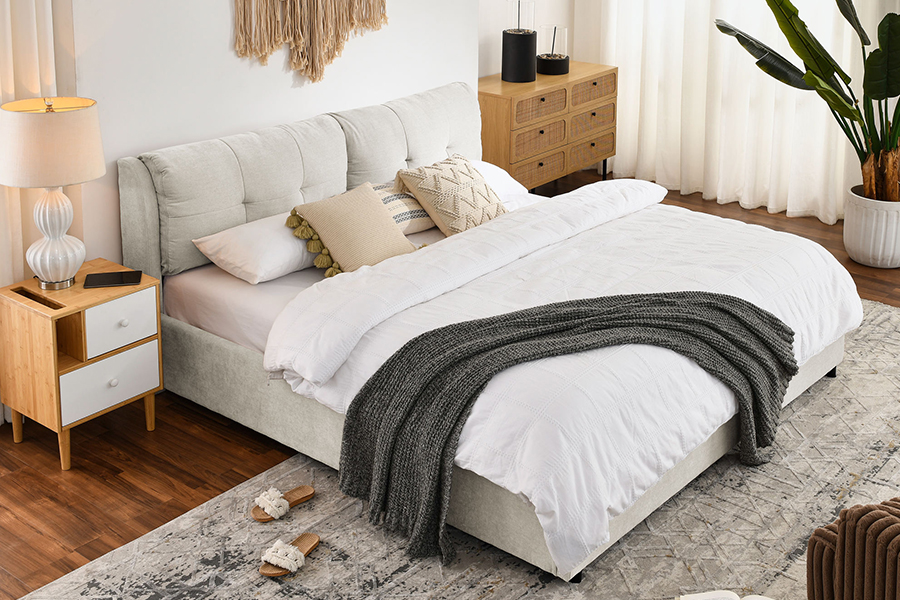 N10 Environmentally amica et durabilis Upholstered at Bed Frame