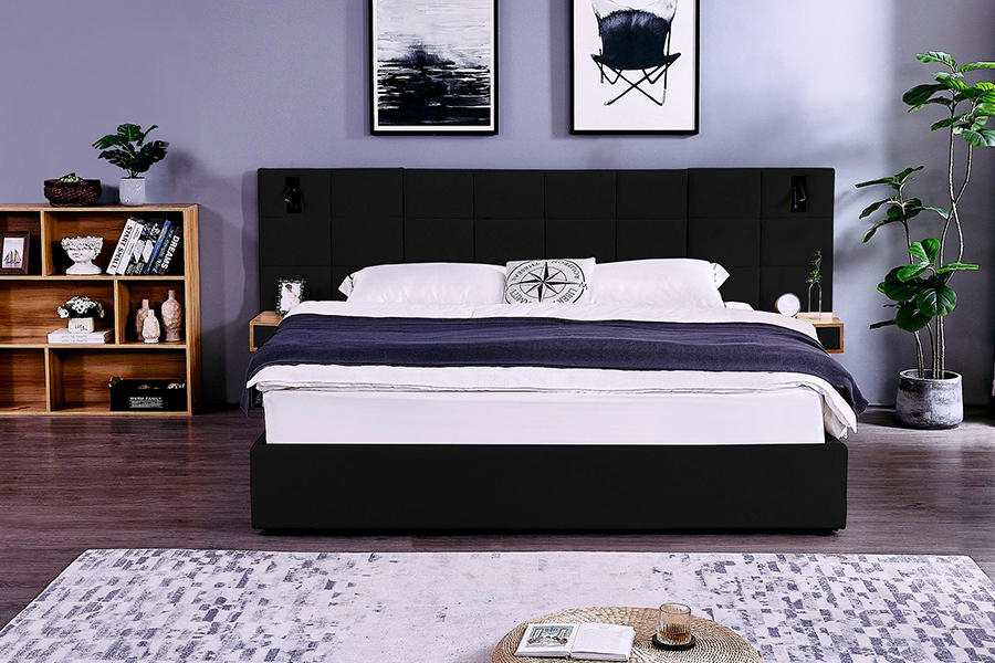 N6 Adjustable Lect Frame Soft Bed Material DUXERIT Upholstered Bed Frame