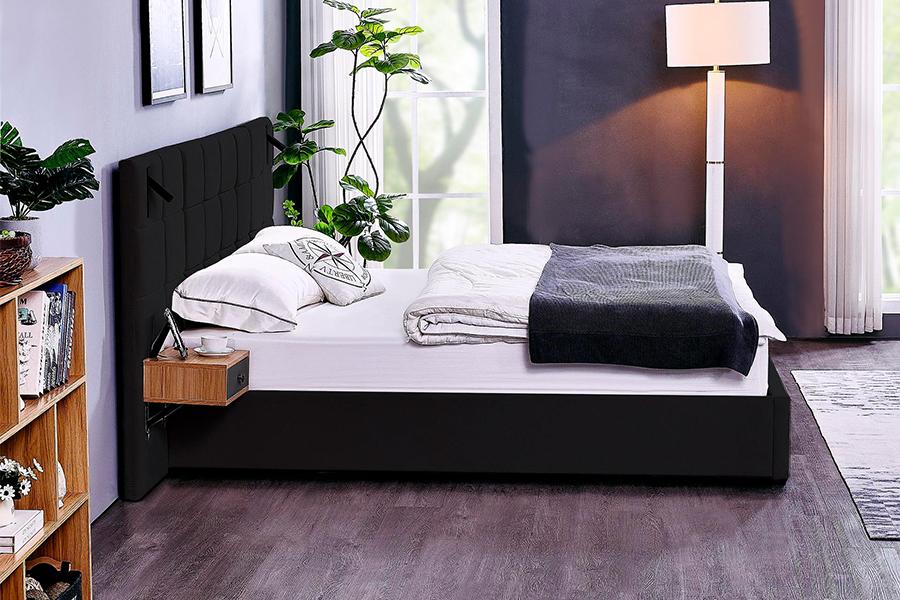 N6 Adjustable Lect Frame Soft Bed Material DUXERIT Upholstered Bed Frame