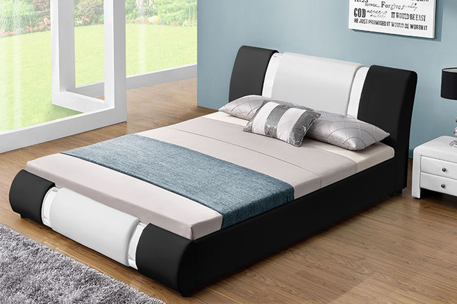 1146 Cushion filo argenteo ornata ascensum Bed .
