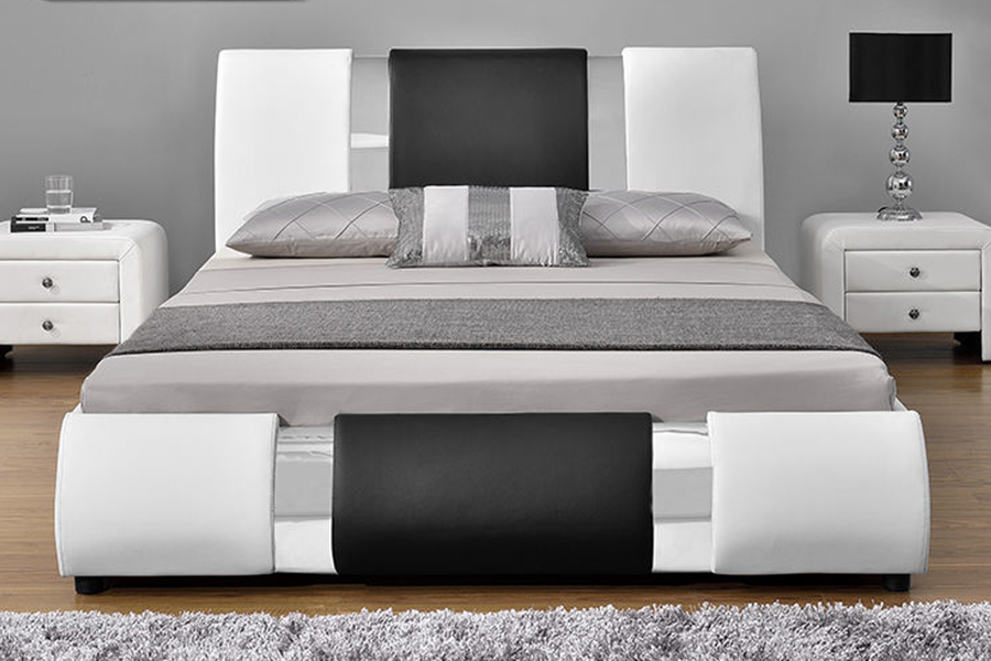 1146 Cushion filo argenteo ornata ascensum Bed .