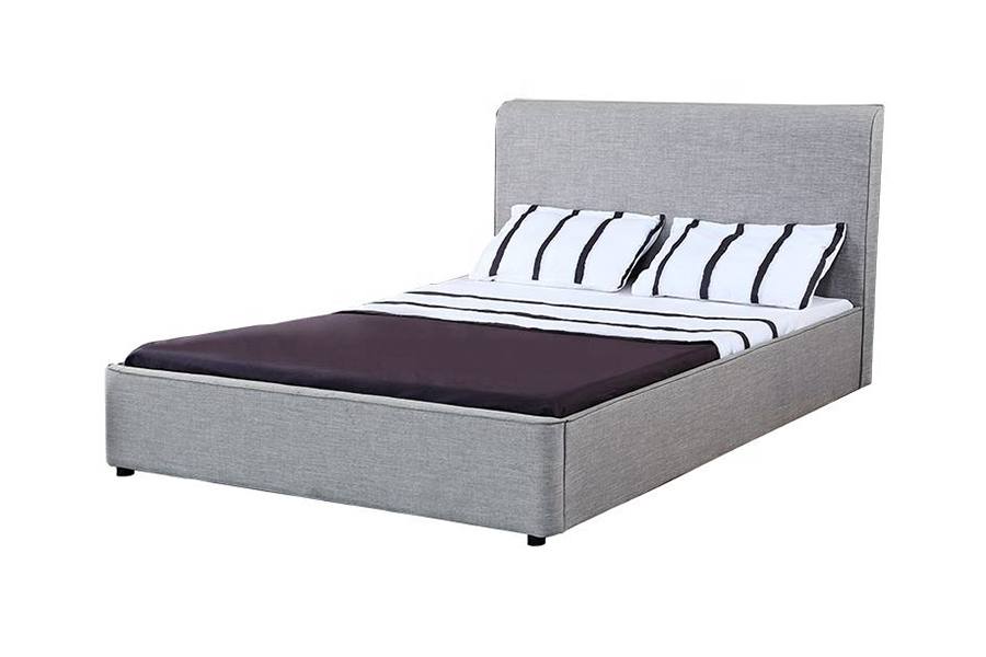 1323 Soft and Wooden Frame Trundle Bunk Upholstered Bed Frame