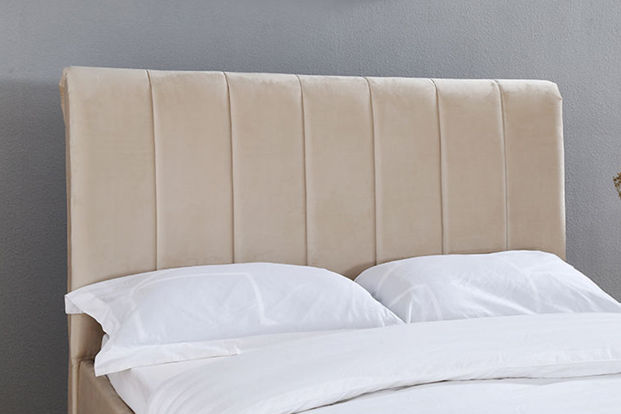 1312 Mollis Fabricae Bed Headboard rotundus ascensus Bed