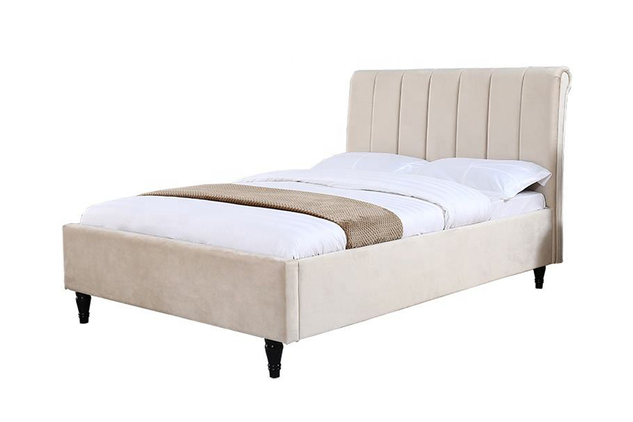 1312 Mollis Fabricae Bed Headboard rotundus ascensus Bed