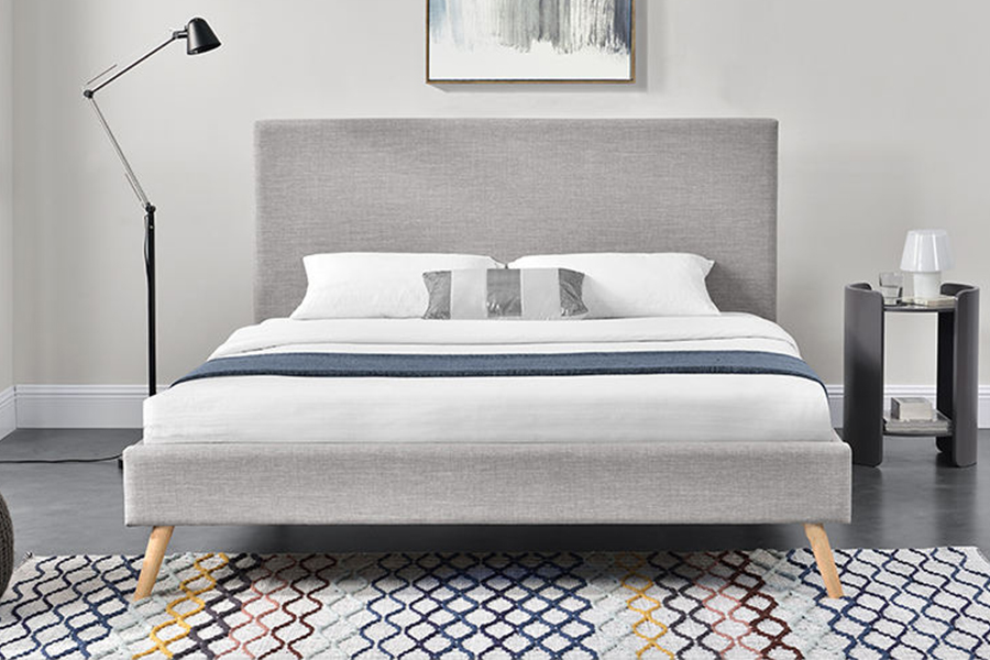 1281 Simplex fabricae headboard lectum ascensum