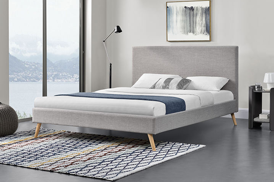 1281 Simplex fabricae headboard lectum ascensum