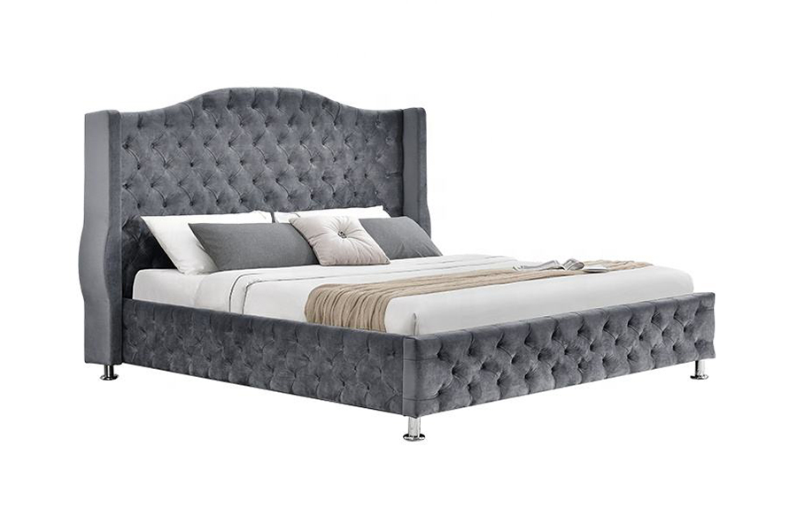 1268 Luxuria Style Fabric upholstery Upholstered Bed