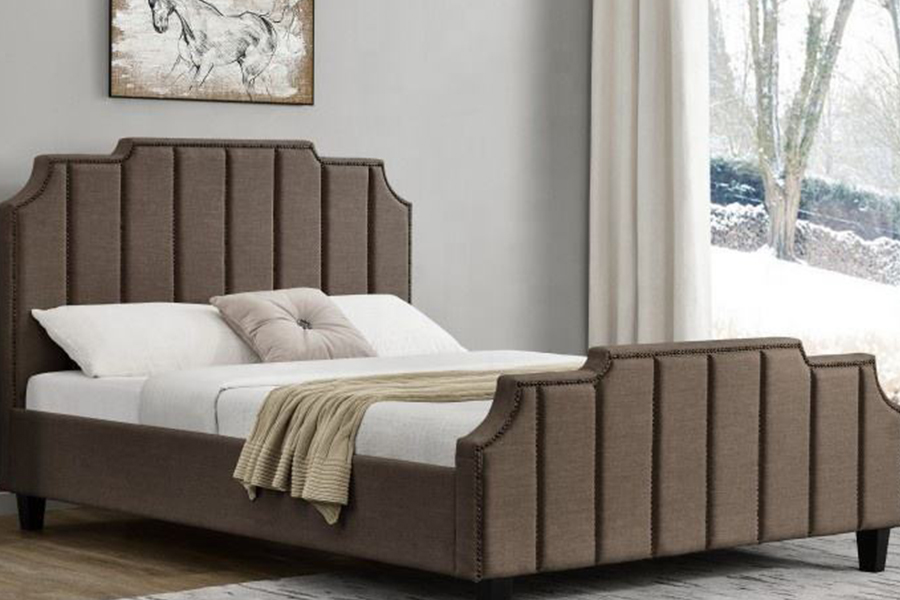 1205 holoserica Fabric Duplex Bed Frame Upholstered Bed