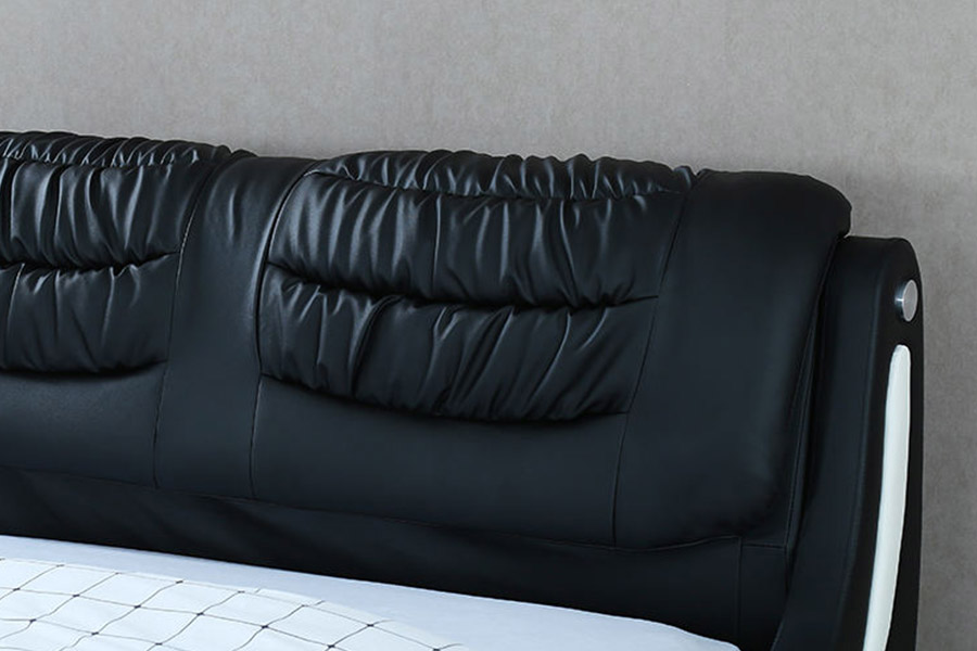 1441 Modern Minimalist Design Leather Bed Upholstered Bed