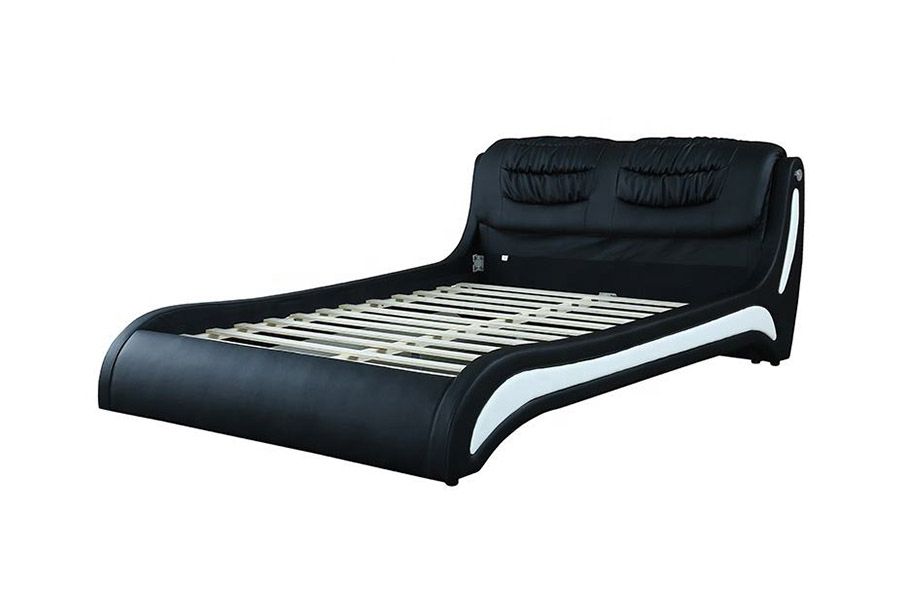 1441 Modern Minimalist Design Leather Bed Upholstered Bed