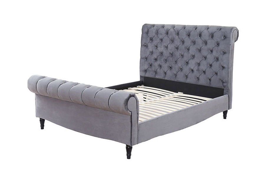 1393 Luxuria High Headboard Sleigh Bed ascensum Bed