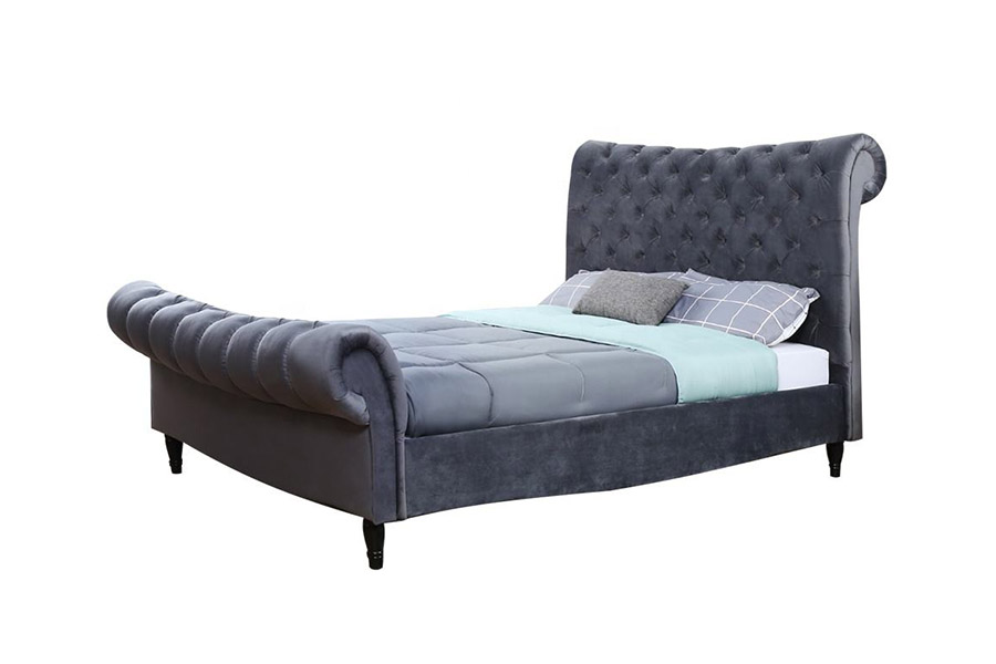 1393 Luxuria High Headboard Sleigh Bed ascensum Bed