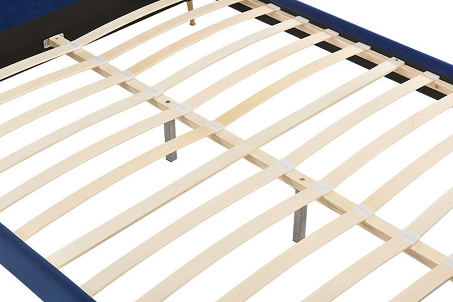 1358 Eleganter Simple Fabric Lectus ascensus Bed