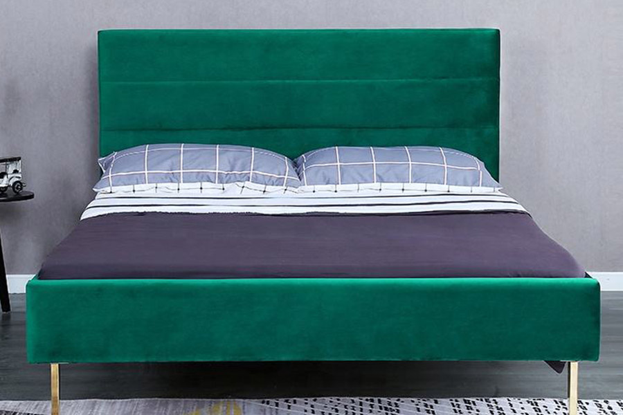 1347 Luxury King Size Bed Modern Design Upholstered Bed