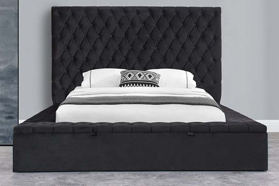 1578 Wooden Panel et caespitosi Headboard ascensum Bed