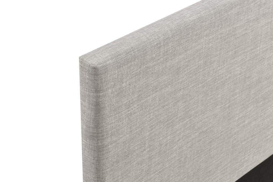1803 Grey linen Fabric Bed Soft Upholstery Upholstered Bed