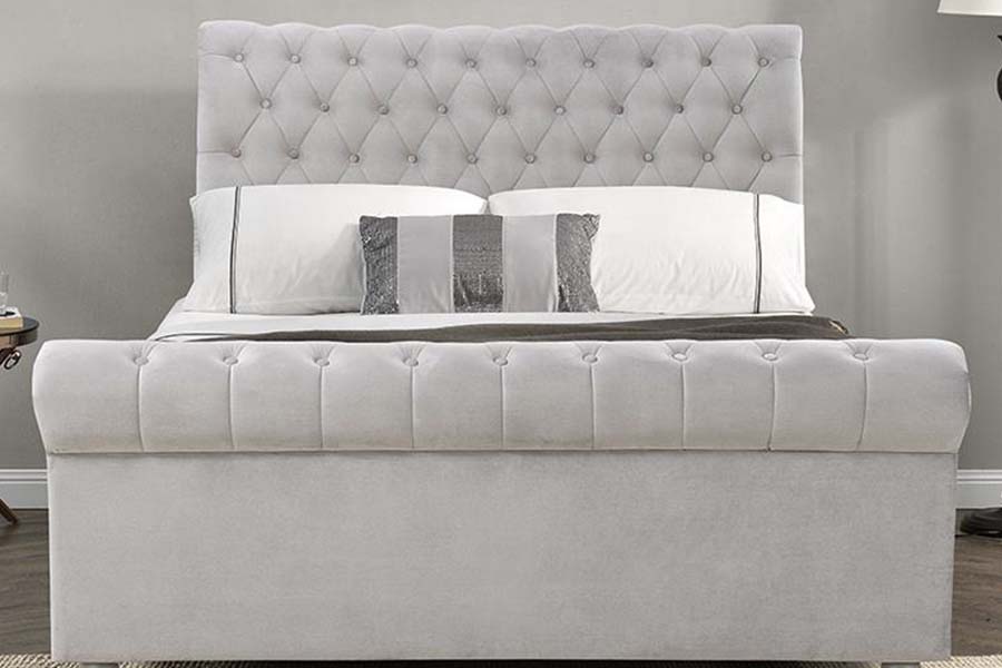 1563 Classical Sliver Sleigh Bed ascensum