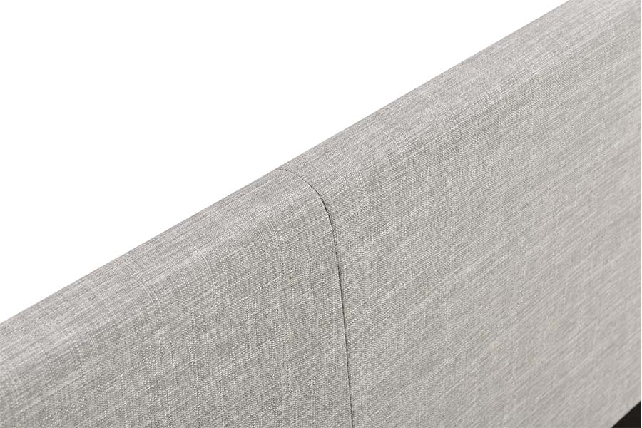 1803 Grey linen Fabric Bed Soft Upholstery Upholstered Bed