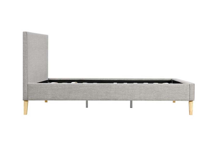 1525 Duplex Size Wooden Frame Soft Upholstery Upholstered Bed