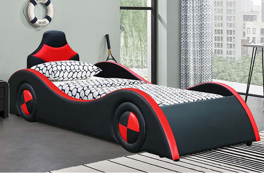MDX Leather Bed Cool Shape Car stratoria pro Kids