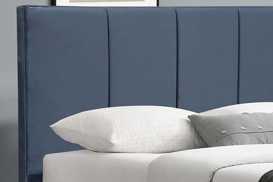 1495 Fabric Double Bed Durable Bed Frame Upholstered Bed