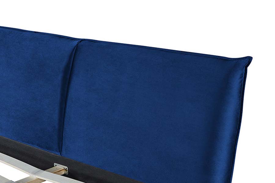 1494 Lignea Leg Reginae Bed Blue Soft Headboard ascensum Bed