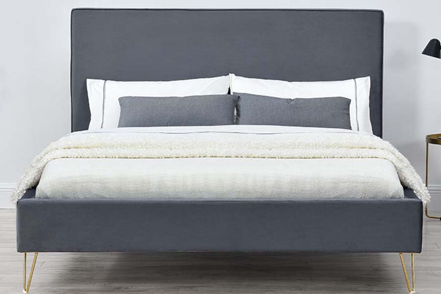 MCCCCLXXVI LAETUS Velvet Fabrica Platform Bed ascensum Bed