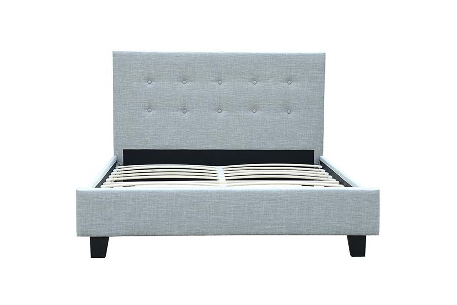 MCDLXV Full Size Wooden Frame Upholstered Bed